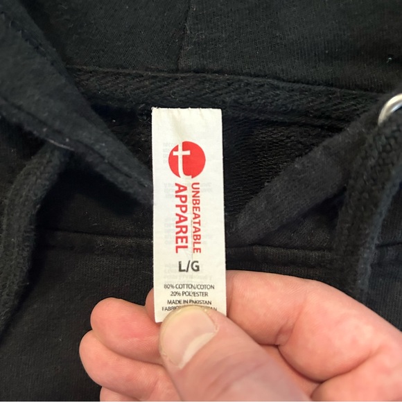 Unbeatable Apparel Black Pullover Hoodie - Picture 4 of 6